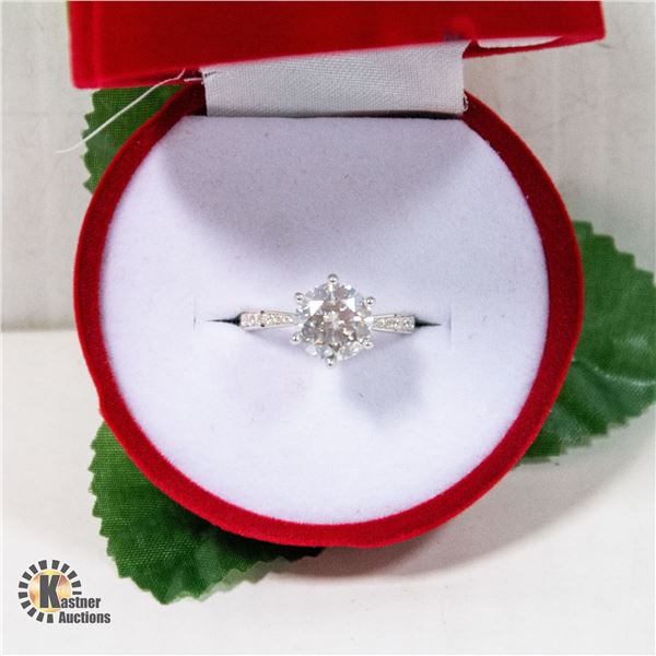 3 CARAT GRA CERTIFIED MOISSANITE 925 STERLING