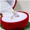 Image 2 : 3 CARAT GRA CERTIFIED MOISSANITE 925 STERLING