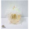 Image 1 : PRINCESS HOUSE CRYSTAL 2001 DATED ORNAMENT GOLDEN