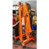 Image 1 : 2-TON STEEL ENGINE CRANE - HYDRAULIC LIFT,