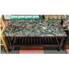 Image 2 : ESPRESSO WOOD COFFEE TABLE 3-PIECE SET -