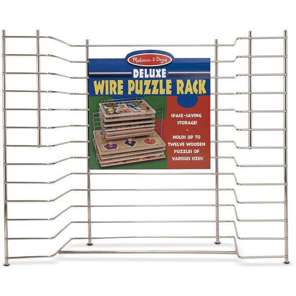 NEW MELISSA & DOUG DELUXE WIRE PUZZLE RACK