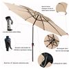 Image 2 : NEW BEIGE PATIO UMBRELLA MODEL PU11BEIGE
