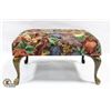 Image 1 : LITTLE TAPESTRY UPHOLSTERED FOOT STOOL