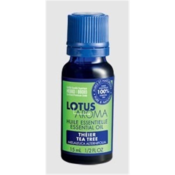 NEW BAG WITH 4 BOTTLES OF LOTUS AROMA 66 TEA TREE