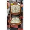 Image 1 : ANTIQUE WOOD FOLDING ROCKING CHAIR