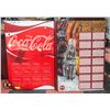 Image 1 : SET OF 4 COCA-COLA WALL HANGINGS