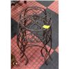 Image 1 : LOT OF 3 SMALL ROUND METAL PLANT STANDS