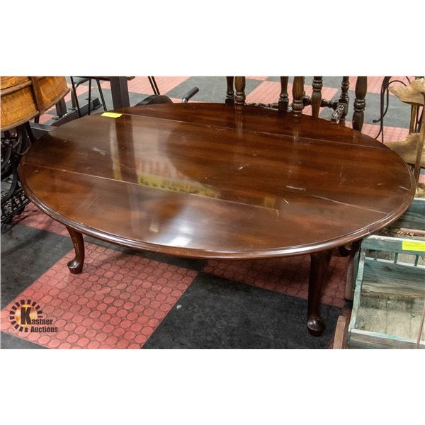 QUEEN ANNE STYLE DROP LEAF COFFEE TABLE