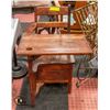 Image 1 : ANTIQUE WOODEN KIDS SCHOOL DESK