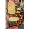 VINTAGE BENTWOOD CANE ROCKING CHAIR- NEW