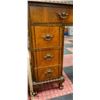 Image 2 : VINTAGE WALNUT DESK W/ 6 DRAWERS 29.5"T X40.5"W X