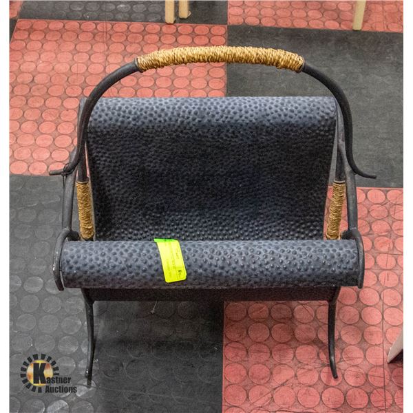 DECORATIVE METAL WOOD HOLDER