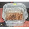 Image 1 : VINTAGE GALVANIZED WASH TUB