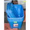 Image 1 : STORAGE TOTES- 40L- LOT OF 6 WITH LIDS