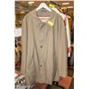 Image 1 : MENS SIZE 48R WILKE- RODRIGUES KHAKI DRESS COAT