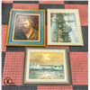 Image 1 : THREE OIL PAINTINGS