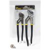 Image 1 : 2 PIECE GROOVE JOINT PLIER SET NEW SEALED