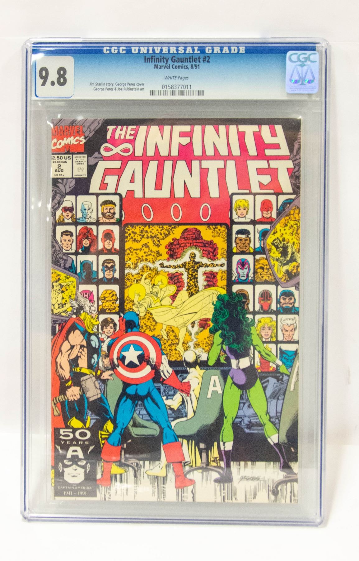 MARVEL INFINITY GAUNTLET #2 CGC COMIC