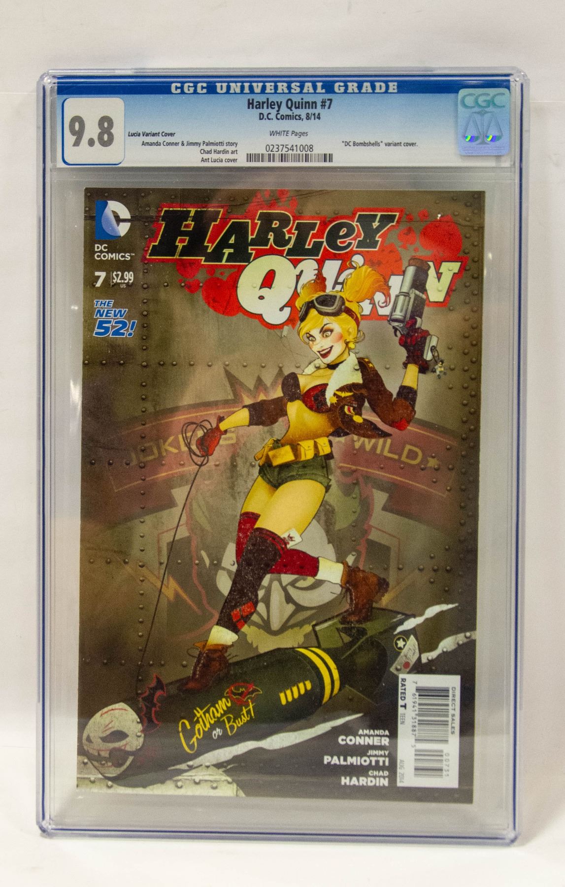 POP N°166 DC Comics Bombshells Harley Quinn Plastique POP N°166 DC Comics Bombshells Harley Quinn Plastique
