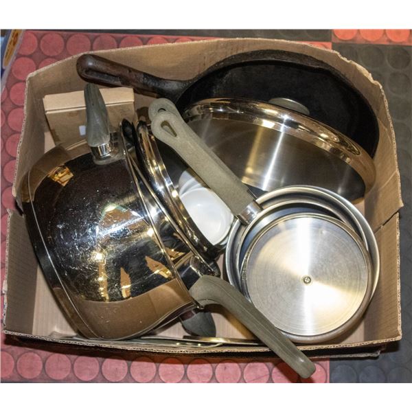HOUSEHOLD POTS AND PANS