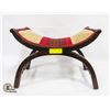 Image 1 : ANTIQUE FOOTSTOOL/OTTOMAN ORIENTAL STYLE