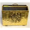 Image 1 : GOLDEN TIN STAMPED PAPER HOLDER