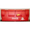 Image 1 : LARGE RED COCA COLA STORAGE TOTE ON WHEELS