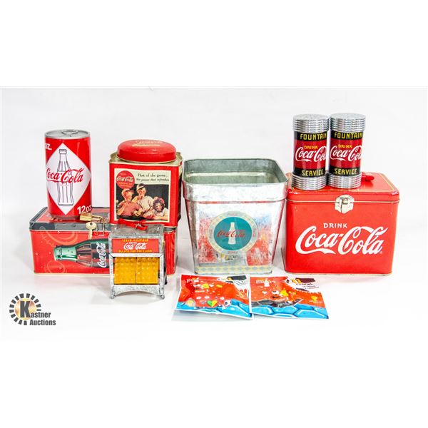 FLAT OF COCA COLA S&P SHAKERS/ TINS & MORE