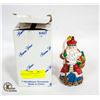 Image 1 : PRINCESS HOUSE HAND BLOWN SANTA ORNAMENT