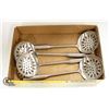 FLAT OF 4 STAINLESS STEEL LADLES