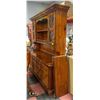 Image 2 : 2PC SIDEBOARD W/ HUTCH- 4 DOOR BOTTOM STORAGE &