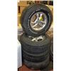 Image 1 : SET OF 4 TIRES ON RIMS 235/75/15