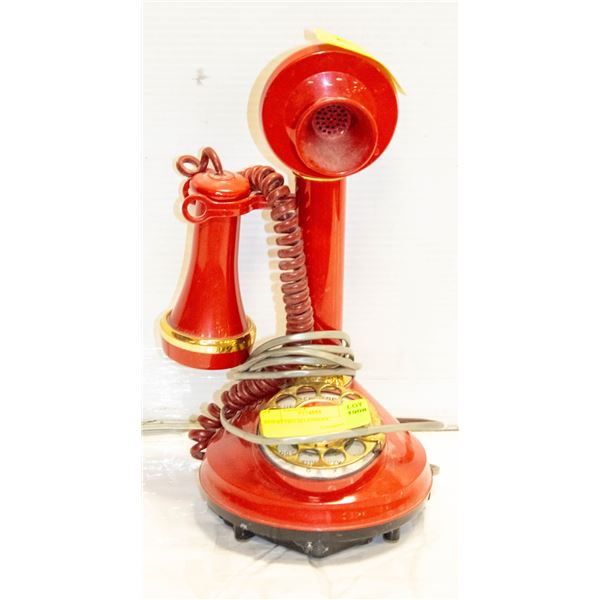 RED RETRO TELEPHONE