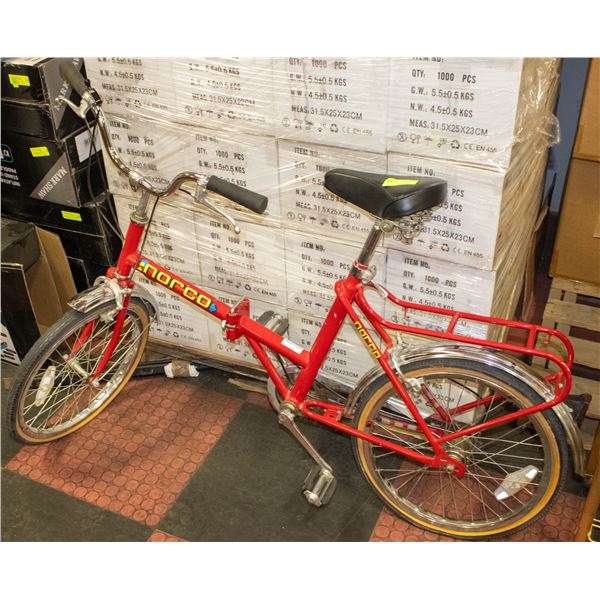 NORCO RED VINTAGE BICYCLE