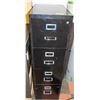Image 1 : BLACK METAL 4-DRAWER FILING CABINET