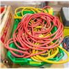 Image 1 : BIN OF ASSORTED EXTENSION CORDS