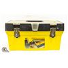 Image 1 : STANLEY YELLOW TOOL BOX W/ VARIOUS HANDTOOLS