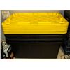Image 1 : SET OF 4 HD STORAGE TOTES WITH LIDS
