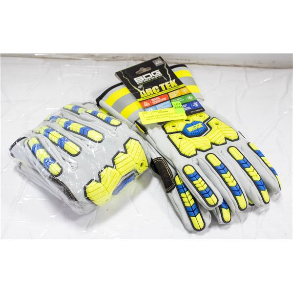 2 NEW PAIRS OF BOB DALE CUT IMPACT/ARC GLOVES