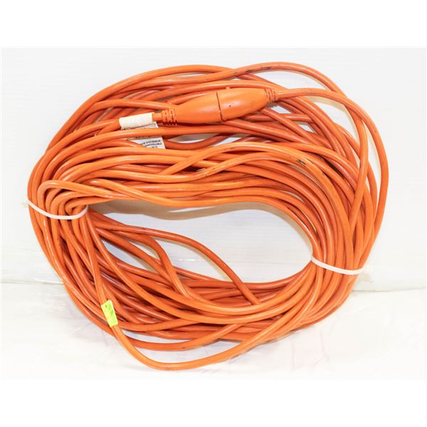 100FT ORANGE OUTDOOR EXTENSION CORD