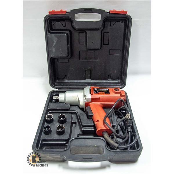 KING CANADA 1/2" IMPACT WRENCH 8311 WITH SOCKETS