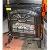 Image 1 : SMALL ELECTRIC PLUG-IN FIREPLACE TESTED WORKING