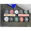 Image 3 : SET OF POKER CHIPS AND BOOK ON POKER