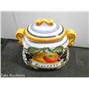 Image 2 : ITALIAN HANDPAINTED BISCOTTI JAR