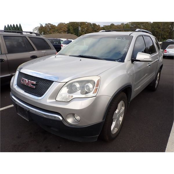 2007 GMC Acadia Speeds Auto Auctions
