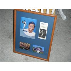 Bob Feller "3" Autographed Collage