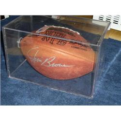 Jim Brown Autographed Football