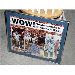 Super Bowl XXVII Cowboys Autographed Limited Edition Print