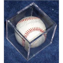 Kansas City Monarchs Autographed Baseball